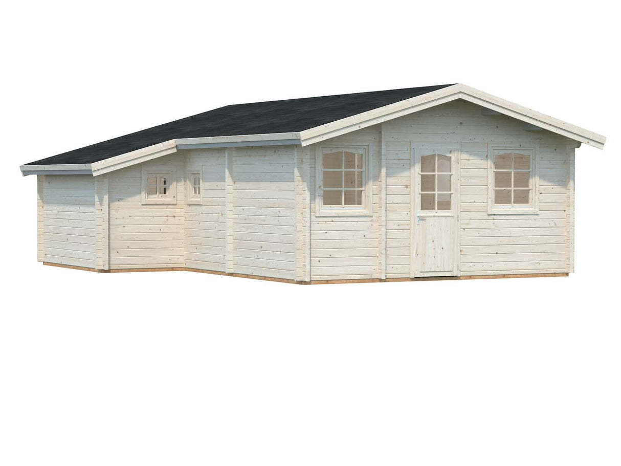 Emily (6,6x7,8m | 39,2m² | 70mm) Kevythirsistä aitta-vierasmaja
