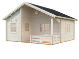 Emily (5,9x5,7m | 40,1+5,2m² | 70mm) Tilava vierasmaja