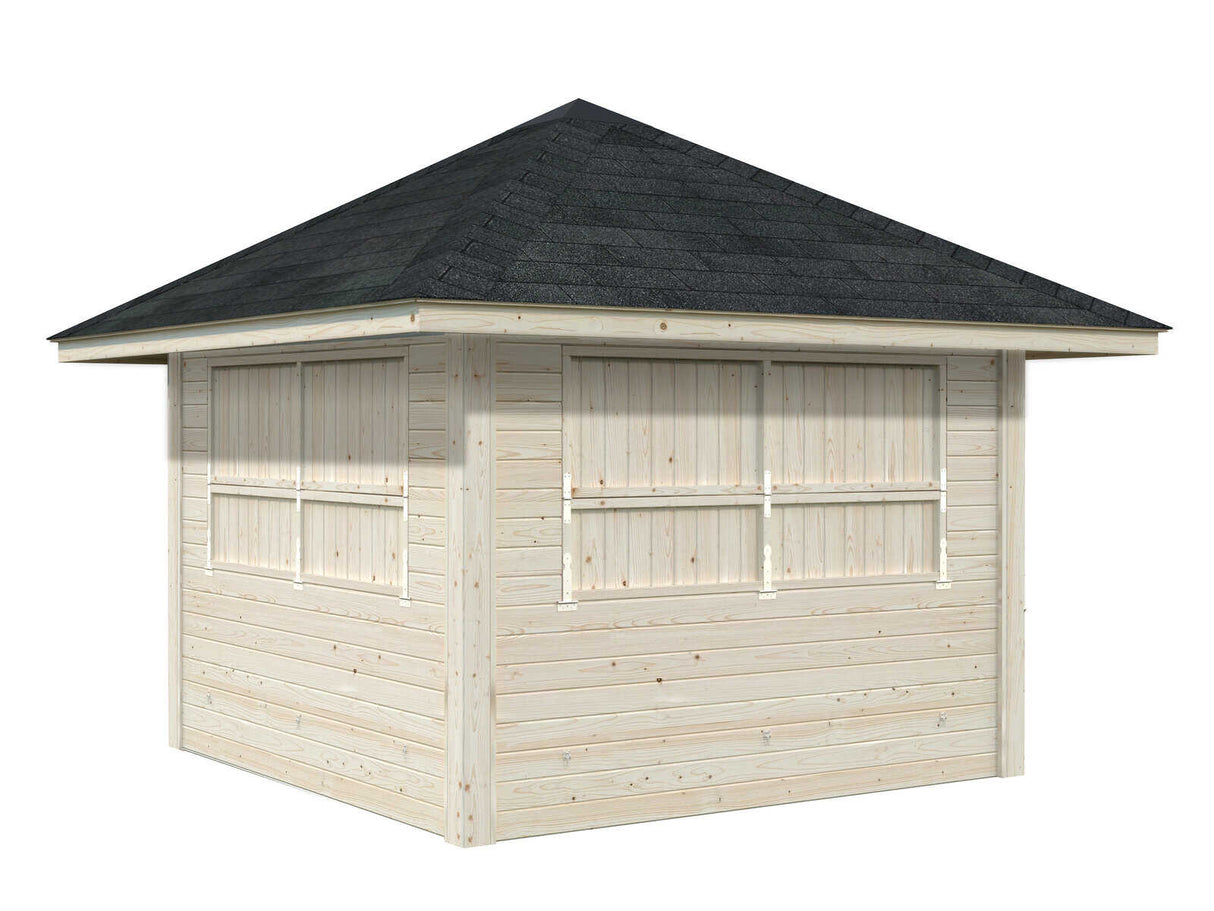 Bianca 105 (3x3m | 8,3m²) kioski kahdella luukulla