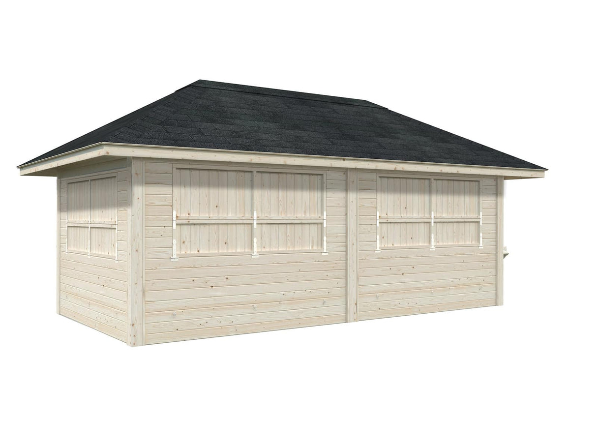 Bianca 112 (5,9x3m | 16,6m²) kaksoiskioski neljällä luukulla
