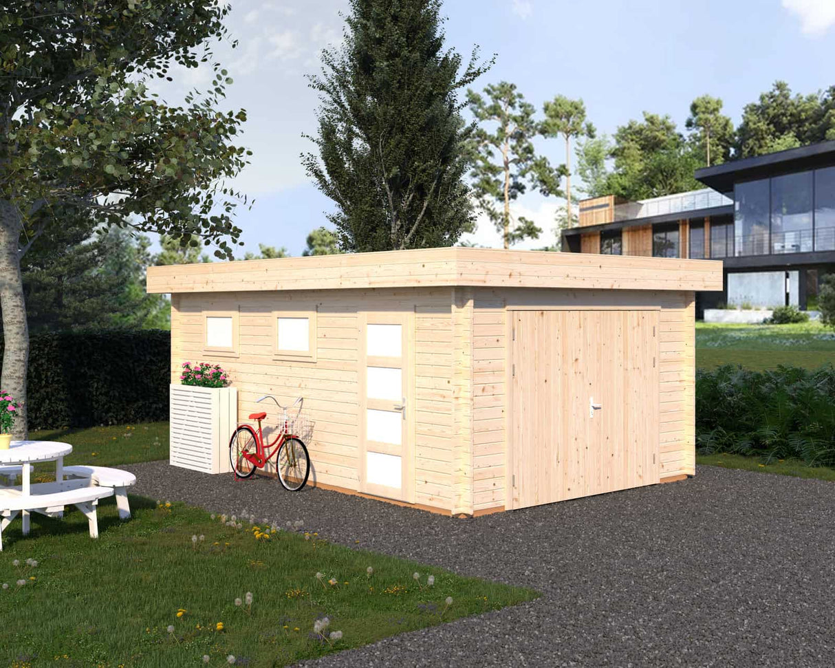 Rasmus (3,6x5,5m | 19,0m² | 44mm) Puuovella