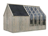 Emilia (2,4x1,9m | 4,0m² | 18mm) Varasto Emilia-kasvihuoneisiin