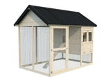 Chick (2,1x3,2m | 6,7m²) Tilava kanakoppi pelttikatolla
