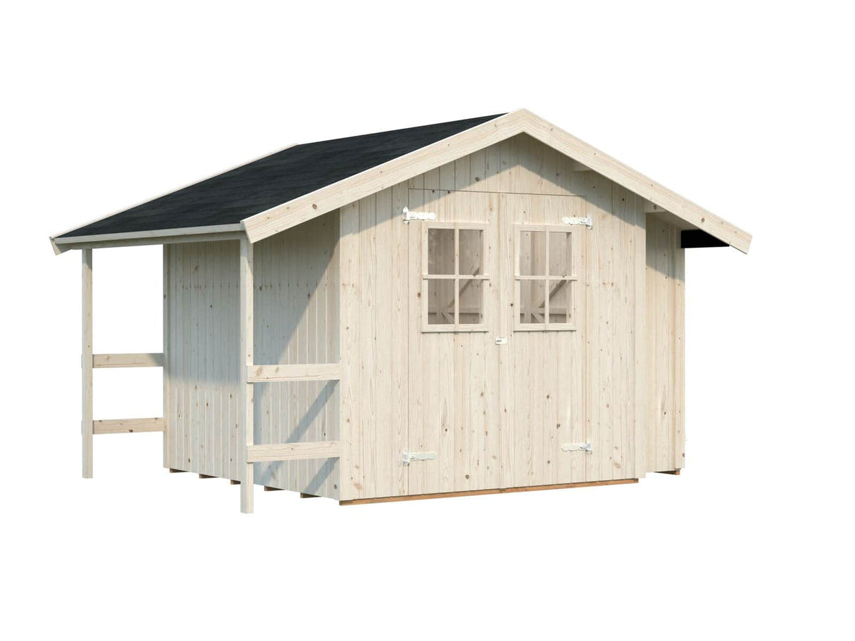 Marcus (2,3x2,4m | 6,5m²) Seinäelementeistä koostuva pihavarasto