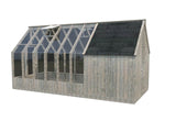 Emilia (2,4x1,9m | 4,0m² | 18mm) Varasto Emilia-kasvihuoneisiin