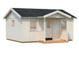 Pernilla (4,5x5,5m | 21,5m²) Tilava moderni puutarhatoimisto