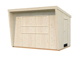 Kira (3,6x2,3m | 7,7m²) Puinen puutarhabaari