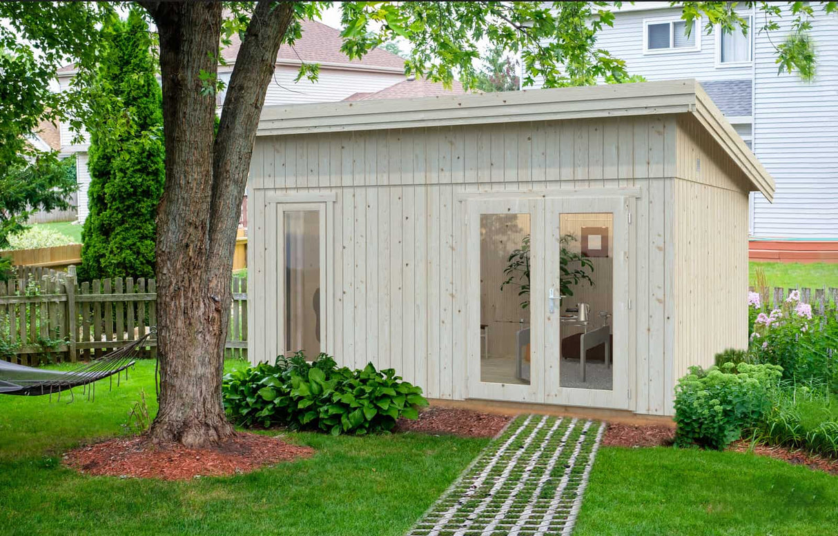 Simone (4,5x3,3m | 13,6m²) Moderni pohjoismainen vierasmaja