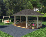 Betty L (4,7x6,2m | 25,0m²) iso puinen huvimaja