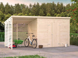 Leif XL (4,6x1,7m | 4,5+2,9m²) Tilava puutarhavaja