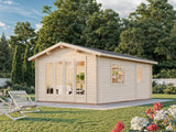 Irene M (3,8x5,7m | 19,0m² | 44mm) Tilava hirsimökki