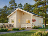 Emily (5,9x5,7m | 40,1+5,2m² | 70mm) Tilava vierasmaja