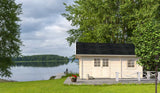 Sandra M (6,1x4,1m | 29,9m² | 44mm) Perinteinenkolmen huonen kesämökki