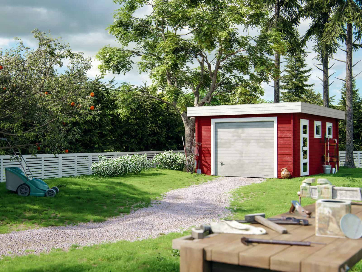Rasmus (3,6x5,5m | 19,0m² | 44mm) Nosto-ovella