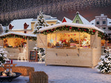 Marian (3x2,3m | 6,2m² | 16mm) Elementeistä kioski / pop-up-kioski