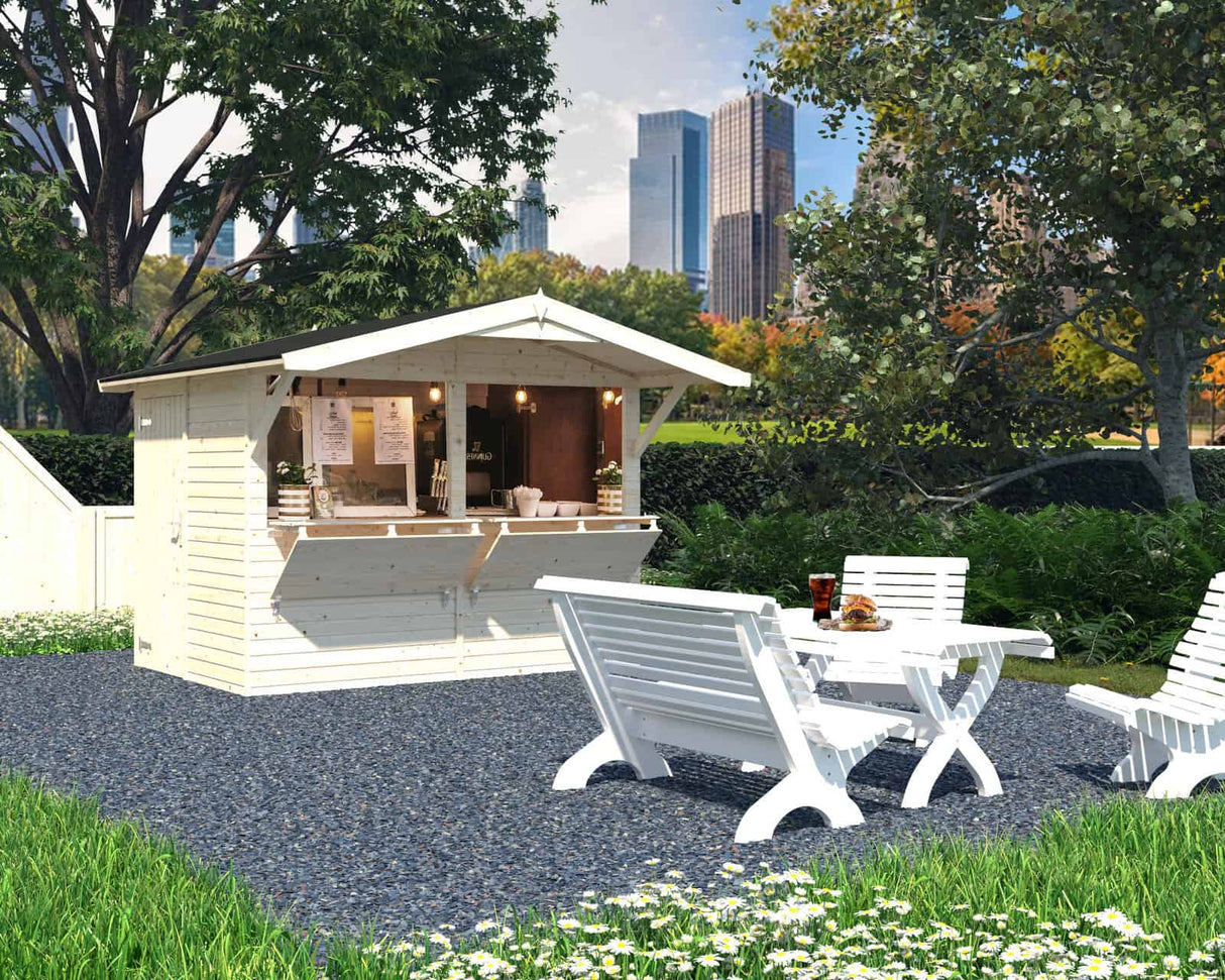 Stella S (2,7x1,9m | 5,0m²) Puutarhabaari, kioski