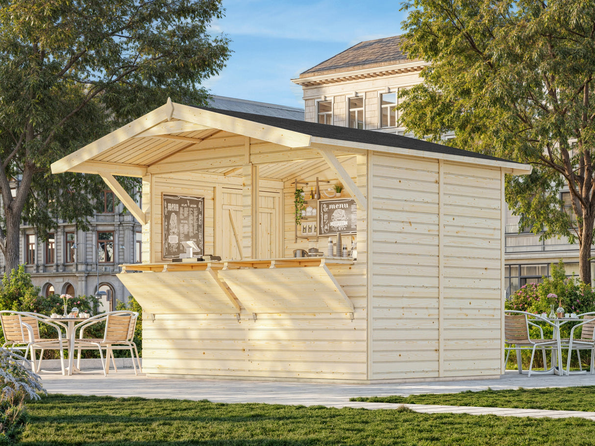 Stella S (2,7x1,9m | 5,0m²) Puutarhabaari, kioski
