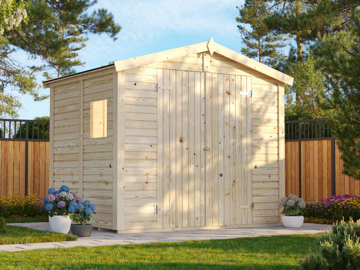 Dan XS (2,4x1,9m | 4,6m²) Pienikokoinen varasto