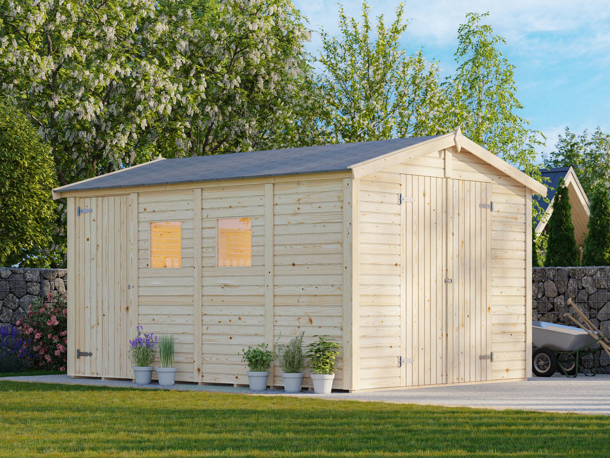 Dan M (2,7x3,7m | 9,9m²) Kaksihuoneinen varasto