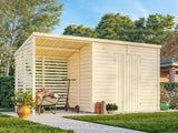 Leif XL (4,6x1,7m | 4,5+2,9m²) Tilava puutarhavaja