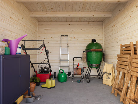 Ella (2,6x3,2m | 6,9m² | 28mm) Pieni pulpettikattoinen kesähuone