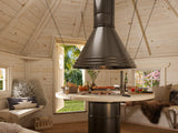 Eva S (8,7m² | 44mm) Pohjoismainen grillikota