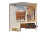 Emily (5,9x5,7m | 40,1+5,2m² | 70mm) Tilava vierasmaja
