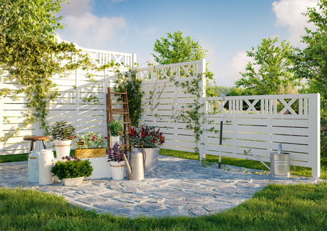 Aitaelelementti 'Marit4' (1800x900) terassin näkösuoja