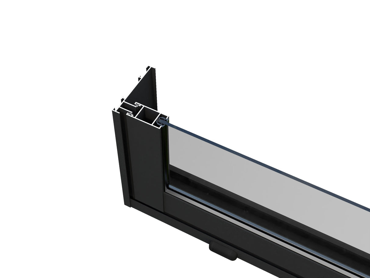 Lumi M (4,2x3 m | 11,6 m² | 120x120 mm) Kiinteä lasipaviljonki laajennuksena pihaan