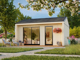 Rebekka M (5,6x4,5 m | 19,4 m² | 18 mm) Eristysvalmis pohjoismainen tiny house