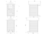 Puucee Petteri (1,4x1,6m | 1,5m² | 28mm)