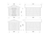 Puuliiteri Samuel (2,7x3,7m | 8,4m² | 34mm)