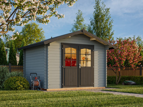 Vivian M (3x2,4m | 6,9m² | 28mm) Kompakti pihamökki