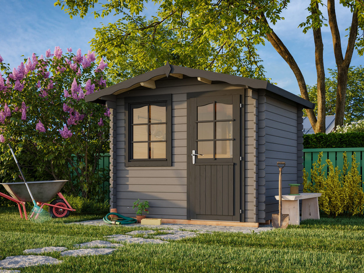 Emma S (2,6x2,2m | 4,6m² | 28mm) Kompakti alppityylinen vierasmaja
