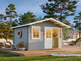 Emma M (3,8x3,2m | 10,4m² | 34mm) Alppityylinen pihamökki