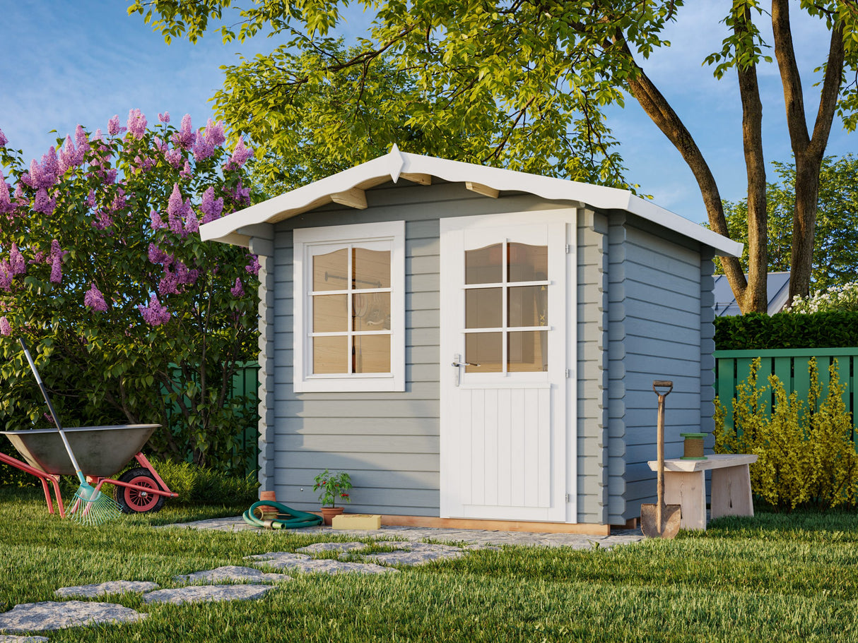 Emma S (2,6x2,2m | 4,6m² | 28mm) Kompakti alppityylinen vierasmaja