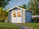Lotta S (3x3m | 7,3m² | 28mm) Kevythirsinen pihavarasto