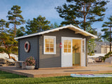 Emma M (3,8x3,2m | 10,4m² | 34mm) Alppityylinen pihamökki