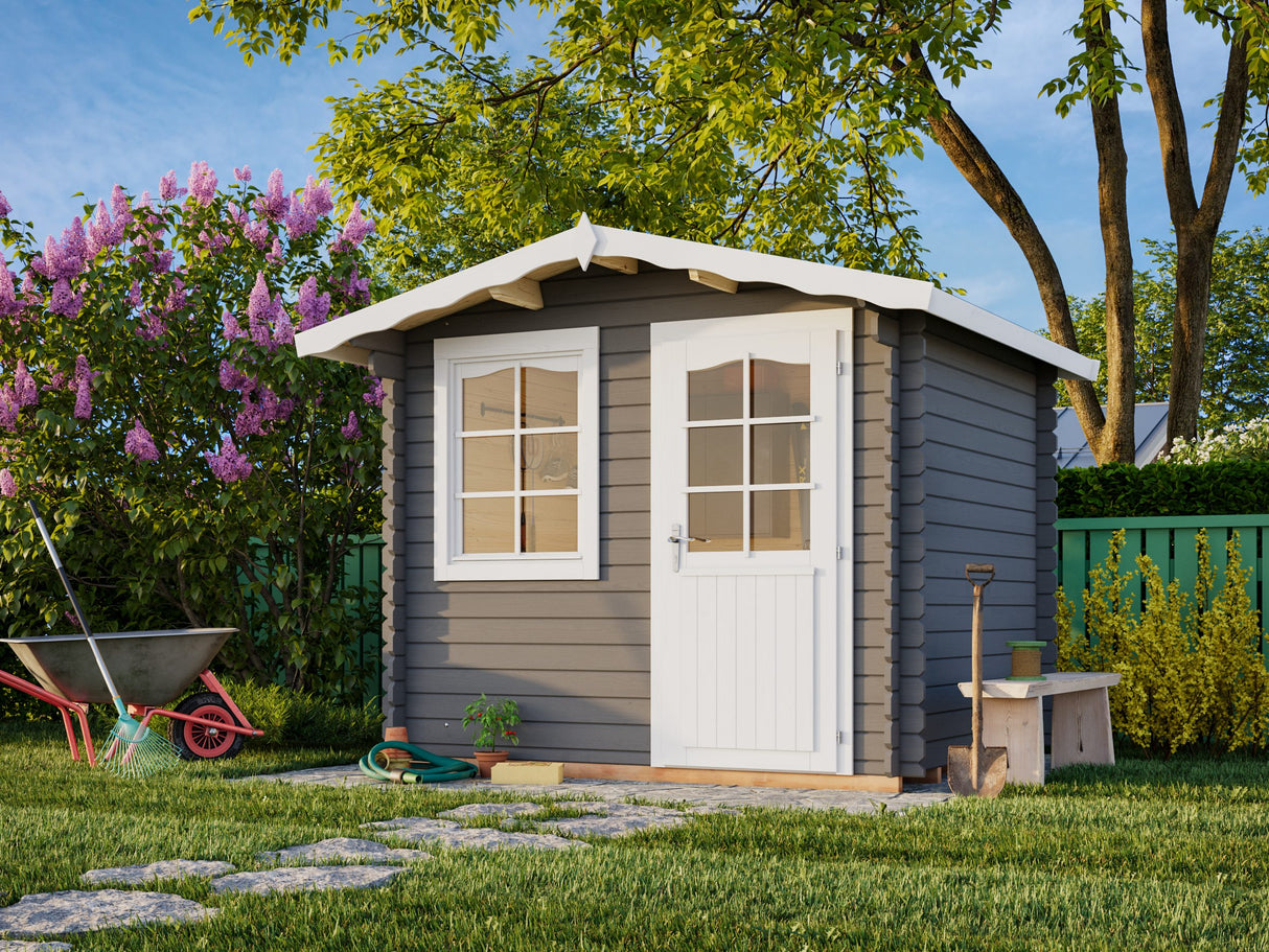 Emma S (2,6x2,2m | 4,6m² | 28mm) Kompakti alppityylinen vierasmaja