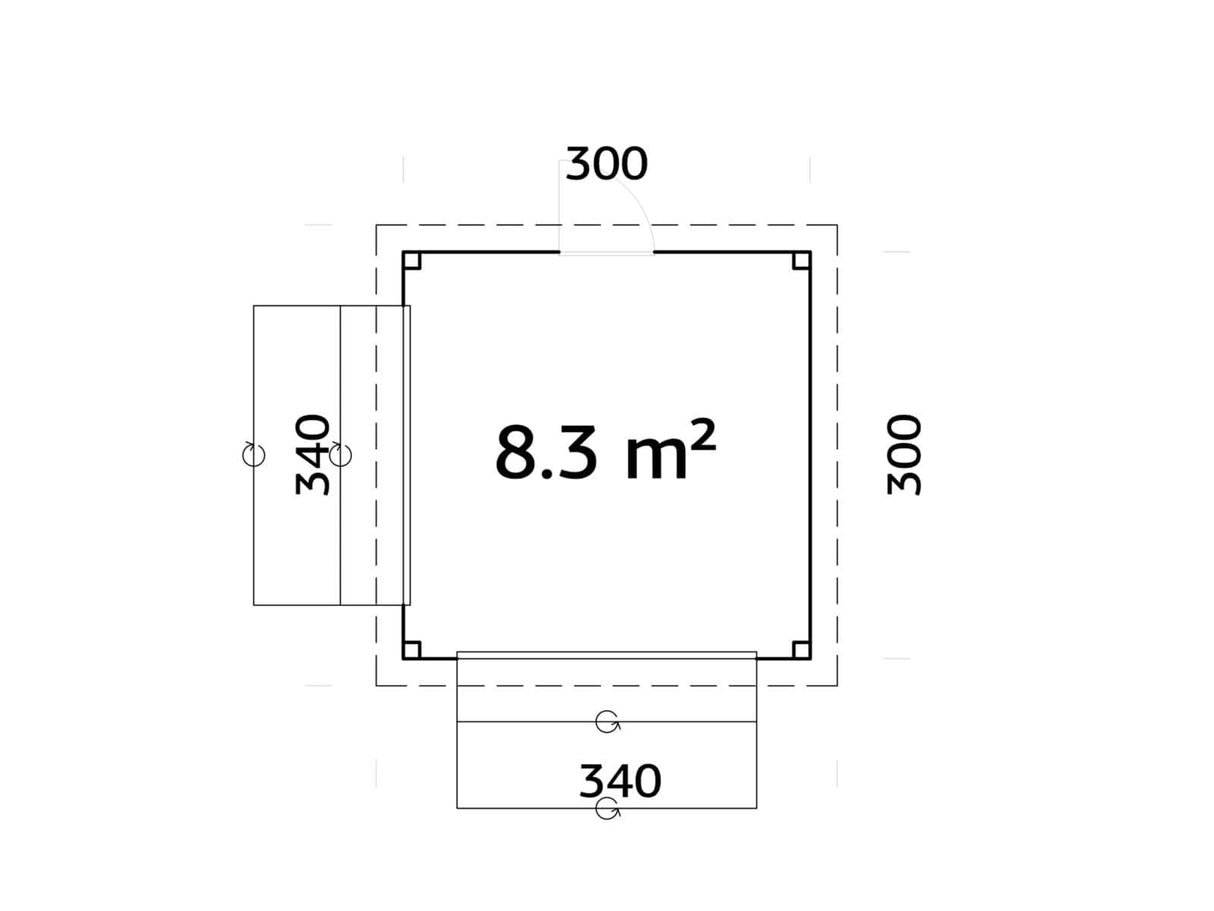 Lenna 305 (3x3m | 8,3m²)
