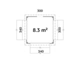 Lenna 306 (3x3m | 8,3m²)