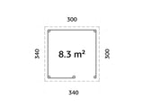 Lenna 303 (3x3m | 8,3m²)