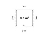 Lenna 303 (3x3m | 8,3m²)