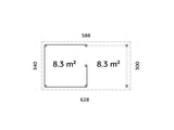 Lenna 310 (5,9x3m | 16,6m²)
