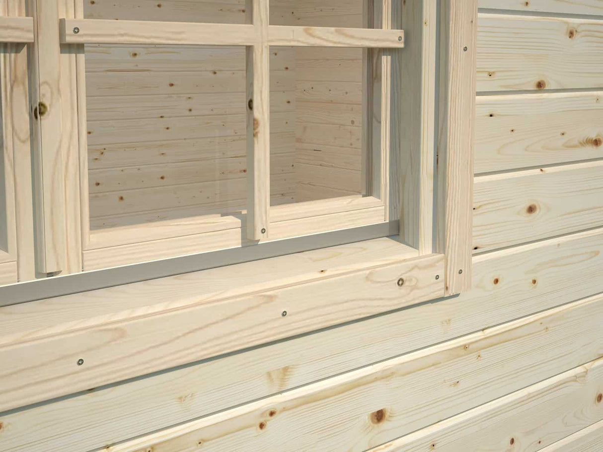 Helena S (4,7x3,8m | 15,1m² | 70mm) Perinteinen vierasmaja