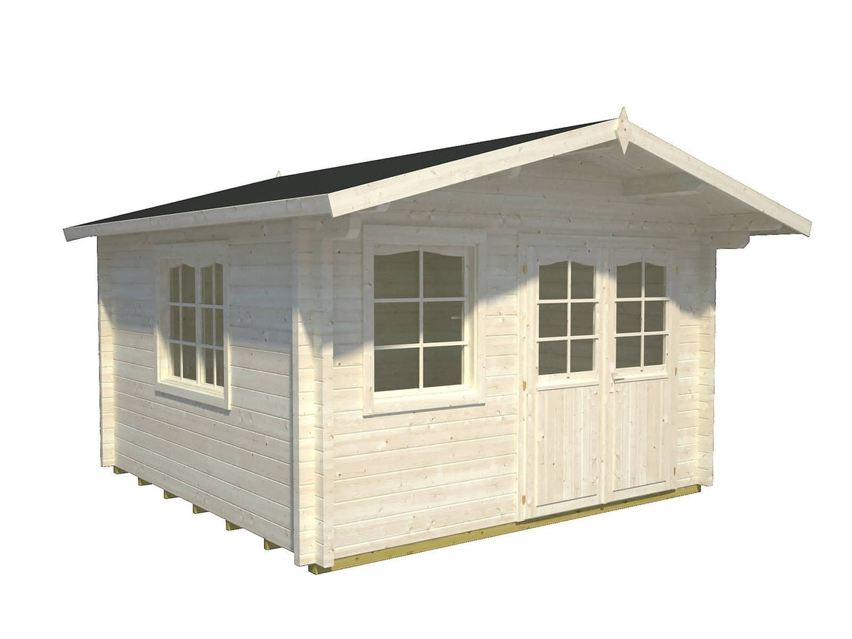 Alaska 1 (3,8x3,8m | 12m² | 70mm) Hirsimökki