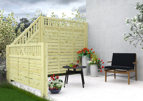 Aitaelelementti 'Helis7/Marit7' (900x1500) terassin näkösuoja