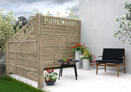 Aitaelelementti 'Helis7/Marit7' (900x1500) terassin näkösuoja