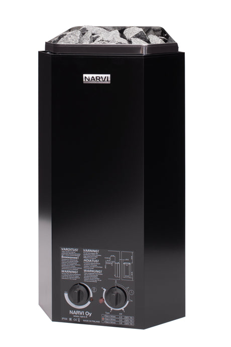 Narvi 3,6 kW sähkökiuas ja kiuaskivet