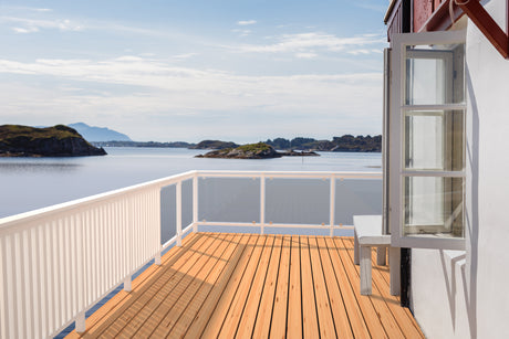 Aitaelelementti 'Siri 11 GLASS, fence for terrace' (1108x890)